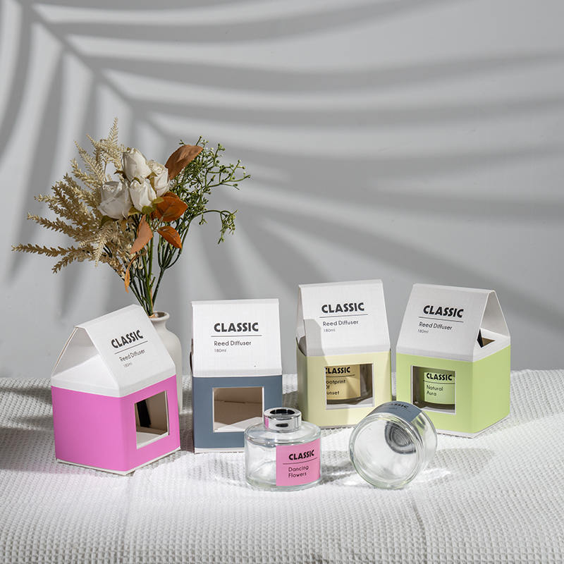 Classico diffusore a bastoncino rotondo in bottiglia di vetro