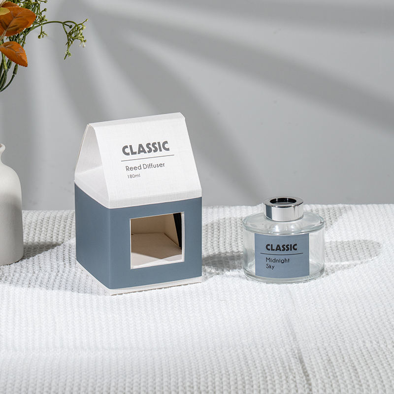 Classico diffusore a bastoncino rotondo in bottiglia di vetro