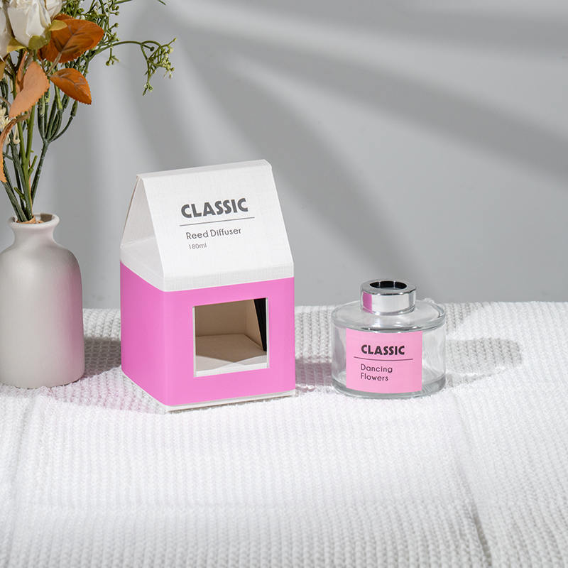 Classico diffusore a bastoncino rotondo in bottiglia di vetro