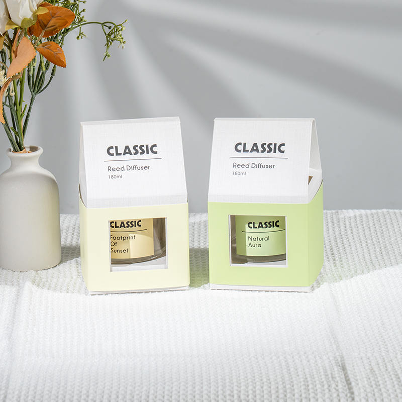 Classico diffusore a bastoncino rotondo in bottiglia di vetro