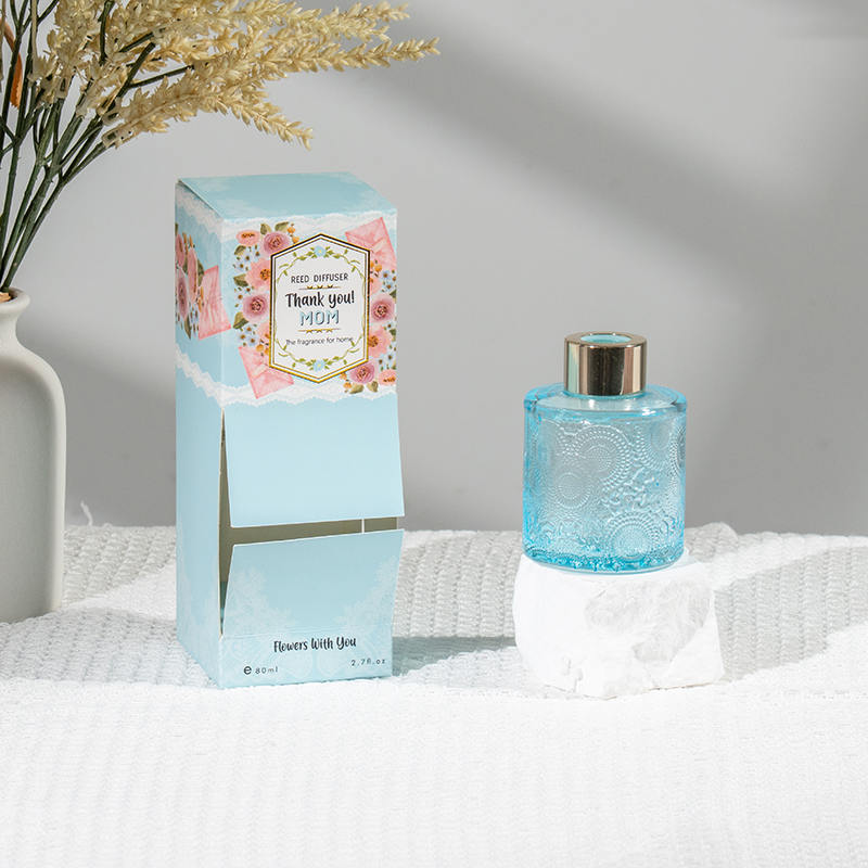 Festa della mamma Elegante diffusore a bastoncini in bottiglia di vetro -Produttore di fragranze per la casa