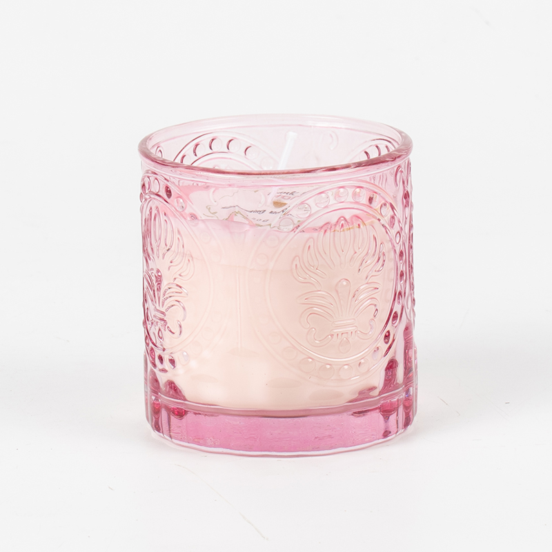 Candela profumata in bottiglia di vetro per la festa della mamma - produttore di candele ecologiche in cera di soia