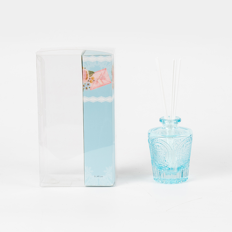 Diffusore a bastoncini in bottiglia di vetro elegante per la festa della mamma: venditore di fragranze per la casa